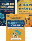 Combo cho CEO, CMO: Cách xây phòng Marketing online, Quản trị nhân sự & Quản trị chiến lược