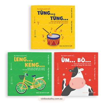 [PRE-ORDER] Ehon - Âm Thanh Quanh Bé (bộ 3 cuốn)