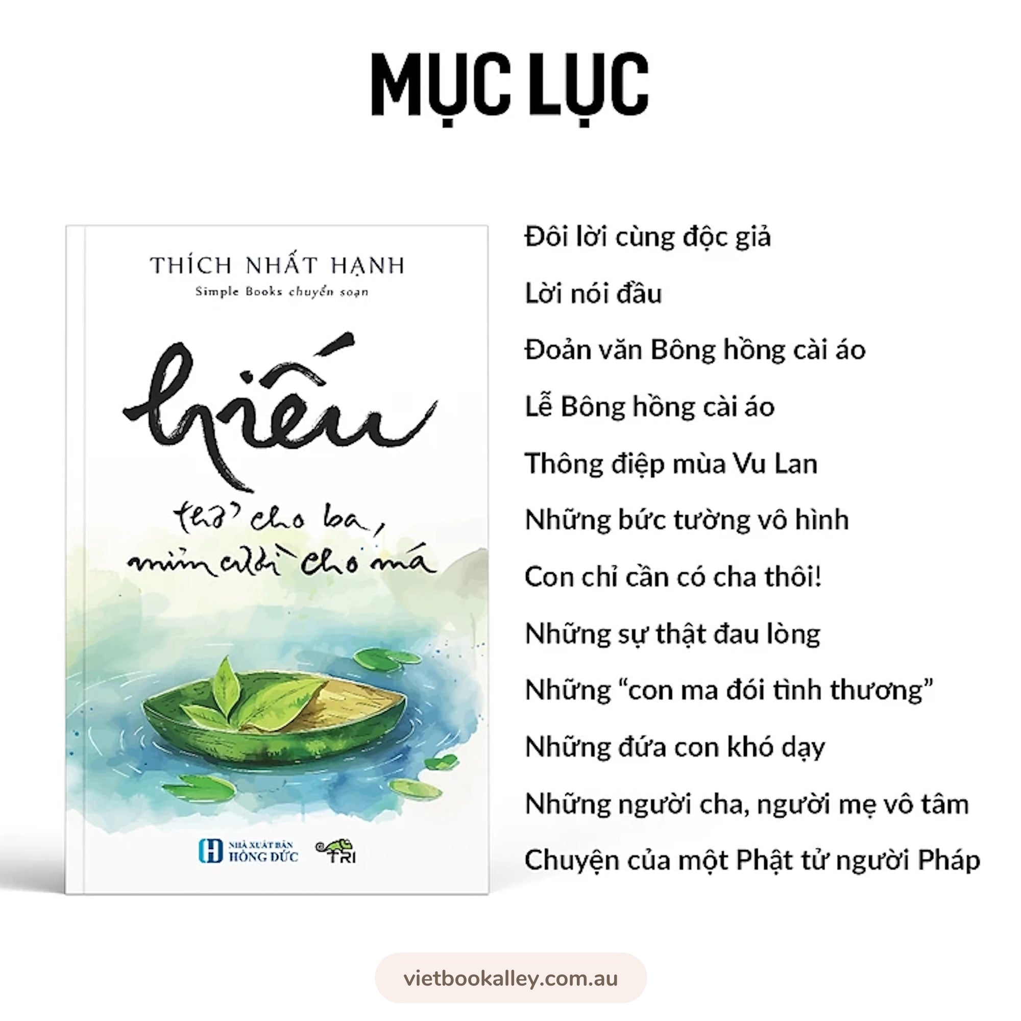 Hiếu - Thở Cho Ba, Mỉm Cười Cho Má - Thích Nhất Hạnh