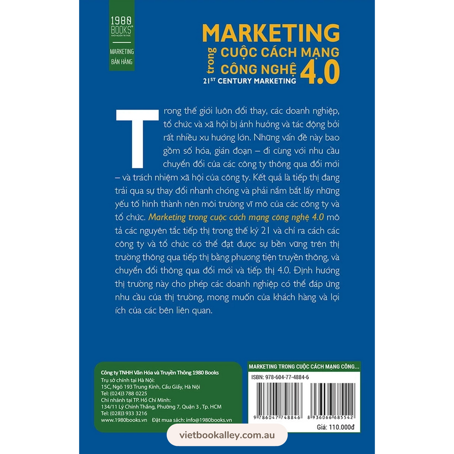 [PRE-ORDER] Marketing Trong Cuộc Cách Mạng Công Nghệ 4.0