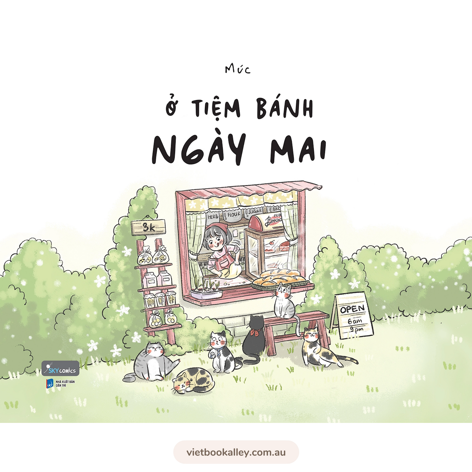 Ở Tiệm Bánh Ngày Mai (sách tô màu cho người lớn)