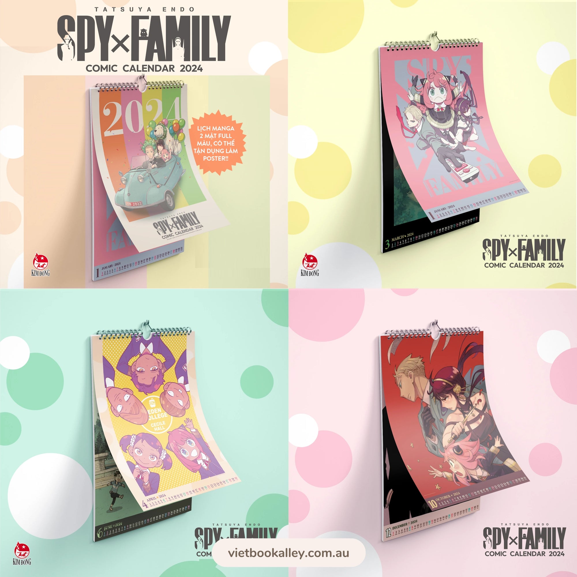 SPYxFAMILY Comic Calendar 2024