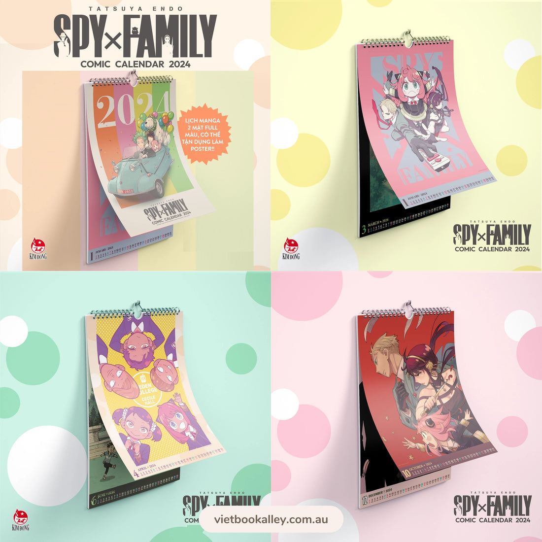 SPYxFAMILY Comic Calendar 2024