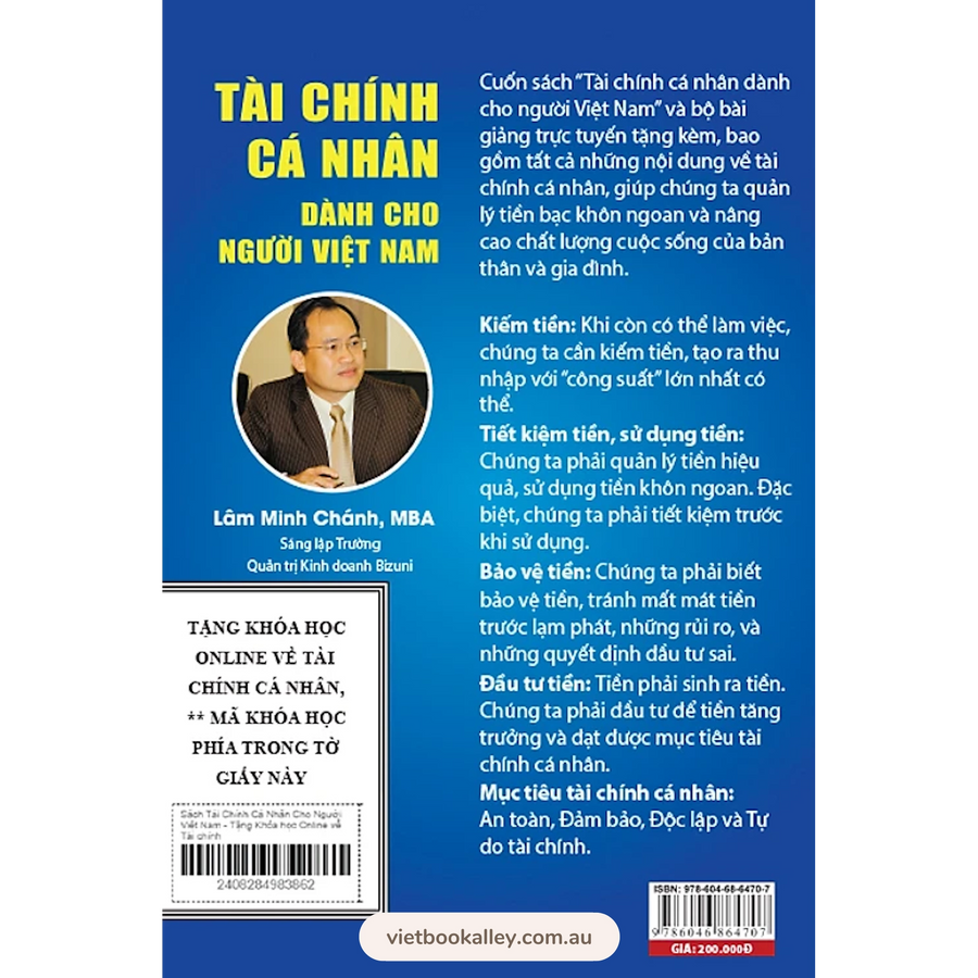 Tài Chính Cá Nhân Cho Người Việt Nam (kèm mã khóa học)